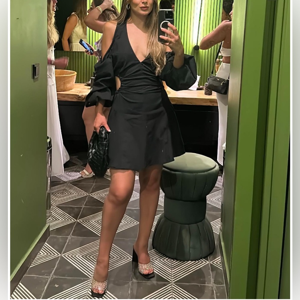 Bardot mini dress